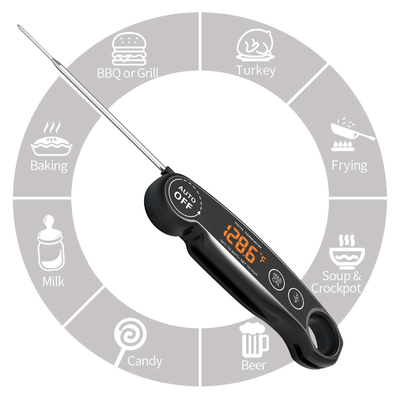 Good price 肉USBのセリウムのRoHS LED表示を調理するための折り畳み式のデジタル体温計 オンライン