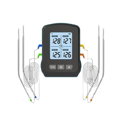 購入 Appの多数の調査が付いている4調査のデジタル肉温度計 online manufacture